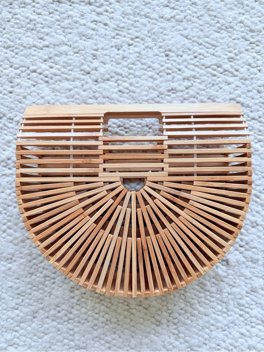 Cult Gaia Inspired Gaias Bamboo Ark Small Top Handle Bag - Picture 8 of 10